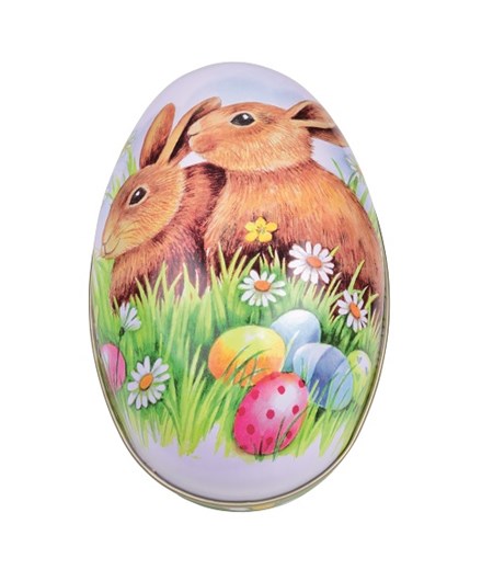 "Påske" metall-egg, 12,5 cm