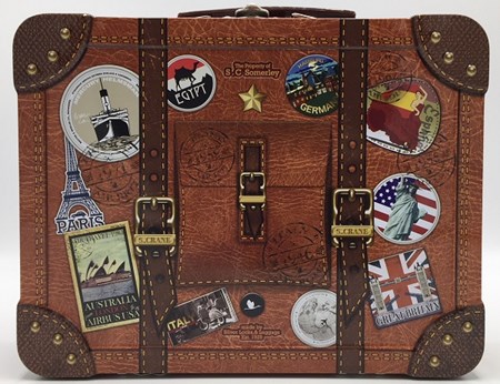 "Travel Suitcase" Metalleske