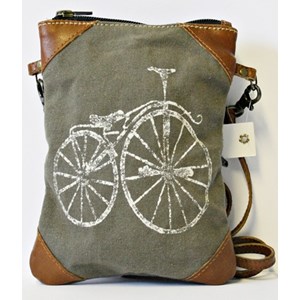 "Bike", Black Wash, Mini Bag