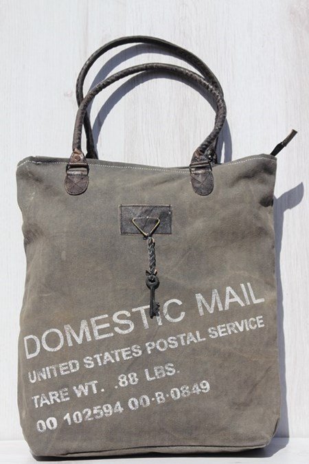 Shopper "Domestic Mail  Zipped Black/Wash"