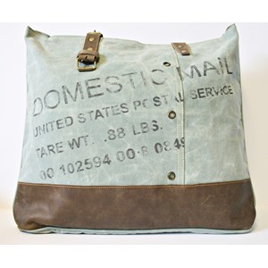 "Domestic Mail" ,Turquoise, Shoulder Bag