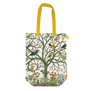 "Birds of Many Climes" Tote Bag i organisk bomull kansvas