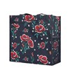 Shopper "Frida Kahlo - Poppy in Black backdrop"