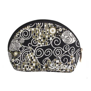 Cosmetic Bag "Klimt Black & White"