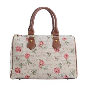 Barrel Bag "Pink Rose"